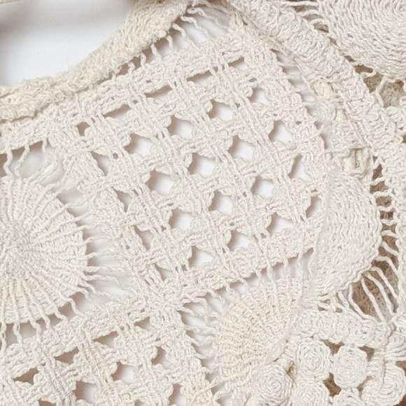 NWT ANDREA IYAMAH Hira Crochet Top Cover Up S Small - Picture 10 of 12